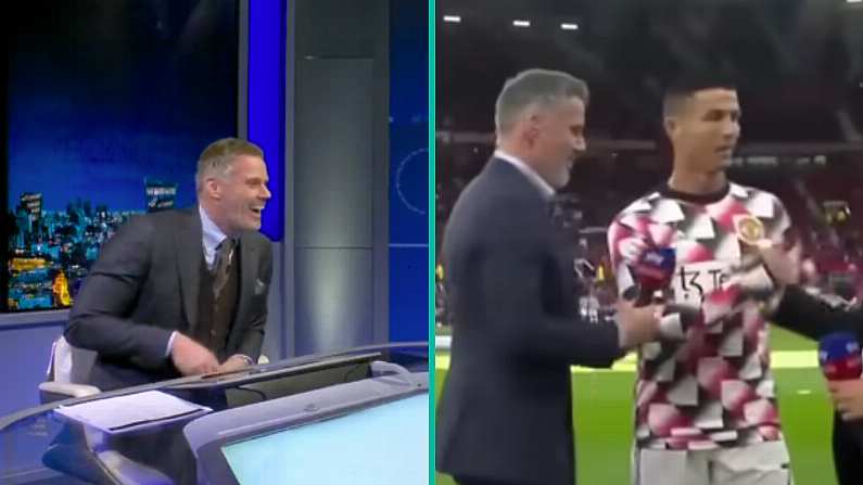 Jamie Carragher Gave A Brilliant Call Back To Ronaldo's Petulant Early Season Antics