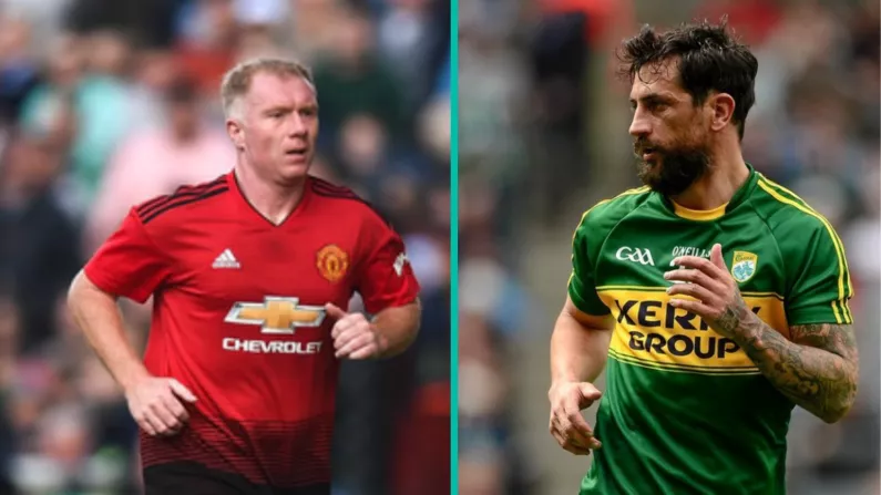 Soccer Fans Rage At Paul Galvin's Paul Scholes v GAA Players Comparison