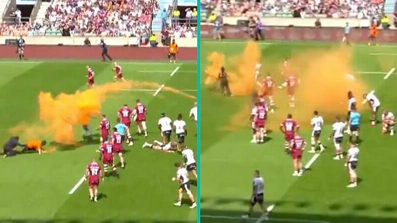 Just Stop Oil Storm The Pitch And Wreak Havoc During Premiership Final