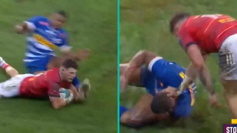 Calvin Nash Was Not Pleased With This Dirty Play From The Stormers