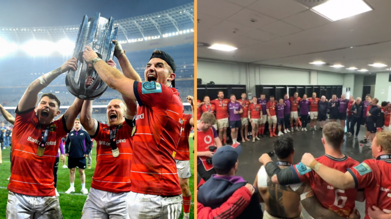 Incredible Munster Celebrate URC Win With Rousing Rendition Of SUAF