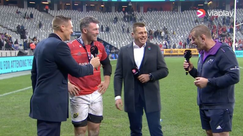 Peter O'Mahony Gatecrashed Rowntree Interview To Share Hilarious Moment With CJ Stander