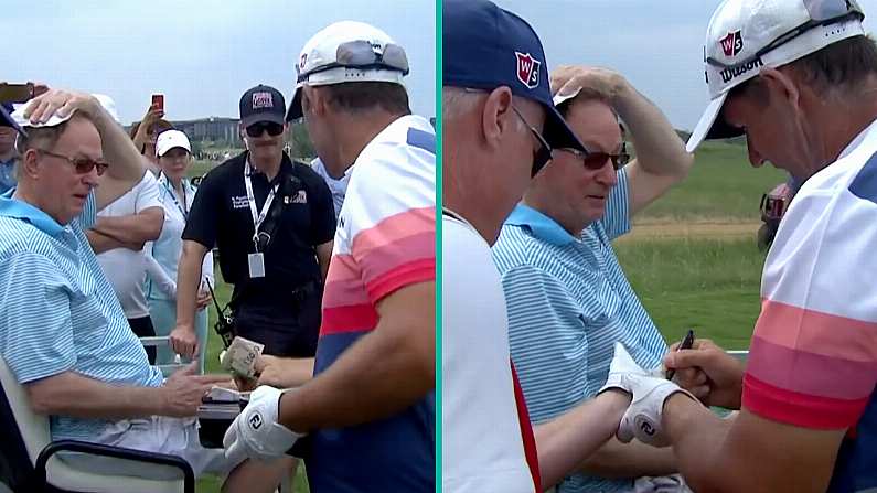 Padraig Harrington Shows Amazing Generosity After Hitting Fan In The Head With His Drive