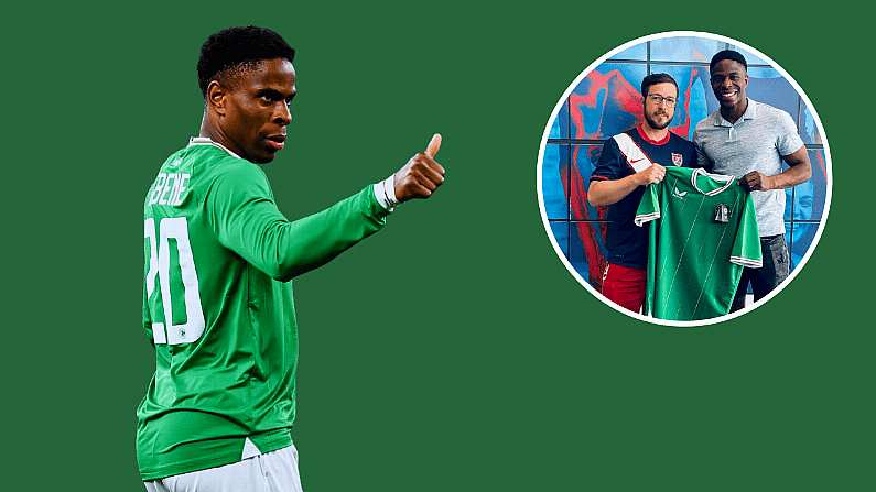 Nice Moment As Chiedozie Ogbene Helps American Tourist In Search For Ireland Kit