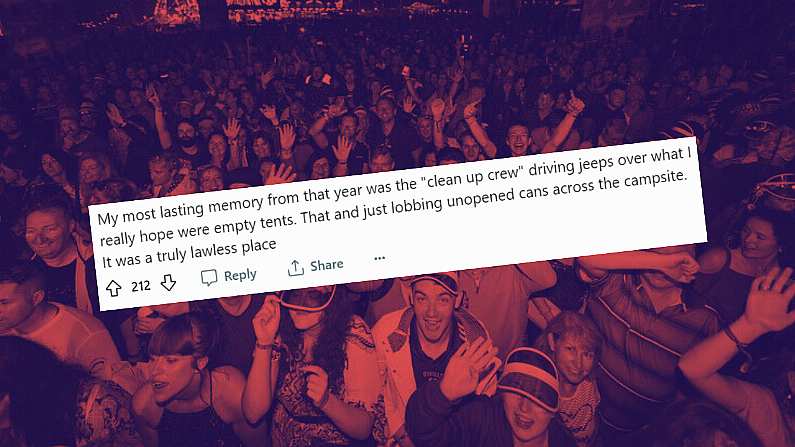 Reddit Thread Has Irish People Sharing Incredible Oxegen Festival Memories