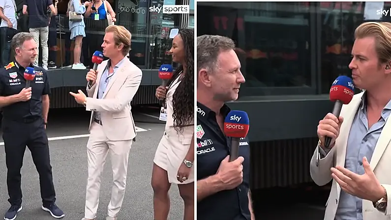 Christian Horner Clashes With F1 Champ Rosberg In Tense Sky Interview
