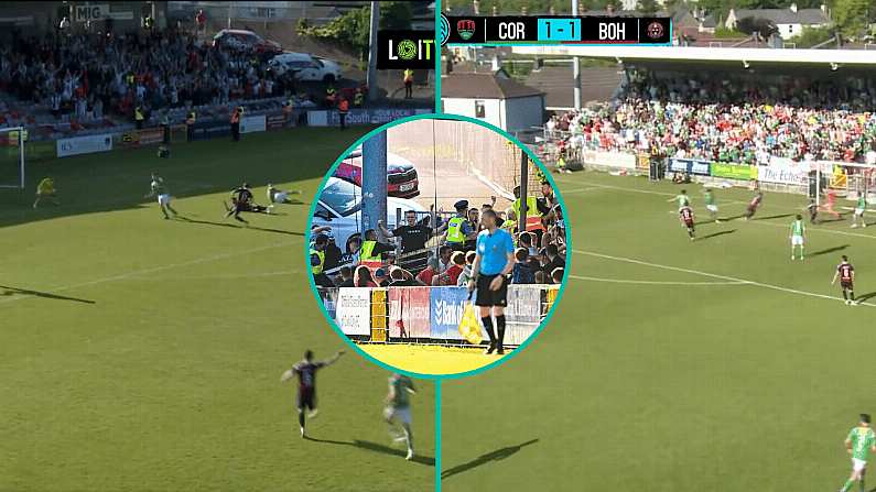 Hilarious Scenes As Cork City Score Winner Seconds After Bohs Fans Rush Home End