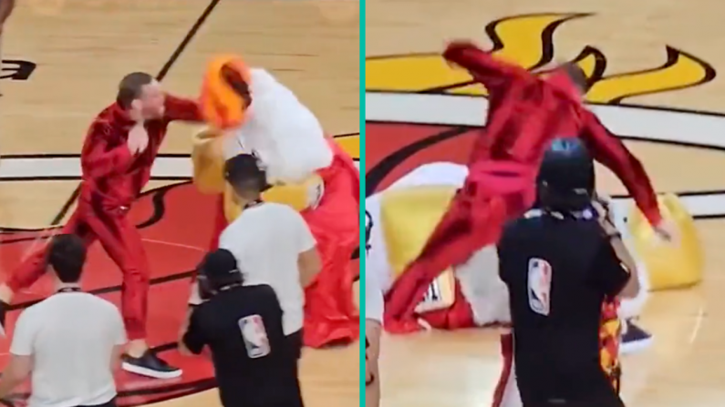 Conor McGregor Hospitalises Miami Mascot After Half-Time NBA Skit Goes Wrong