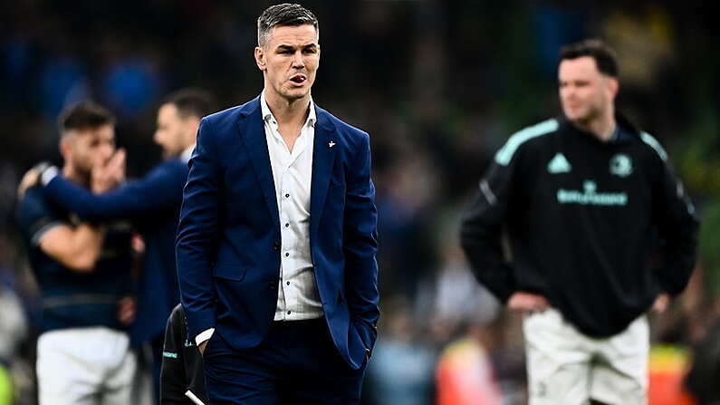 20 May 2023; Jonathan Sexton of Leinster after the Heineken Champions Cup Final match between Leinster and La Rochelle at Aviva Stadium in Dublin. Photo by Harry Murphy/Sportsfile