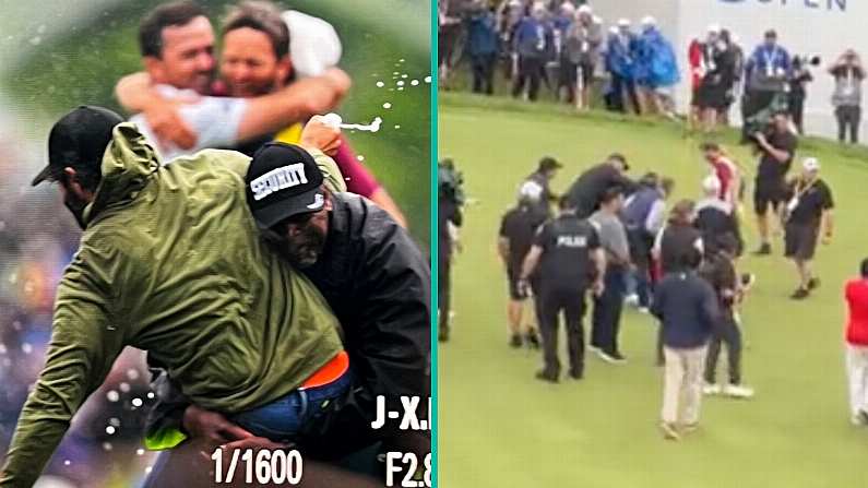 PGA Tour Player Taken Out By Unwitting Security Guard After Friend's Canadian Open Win