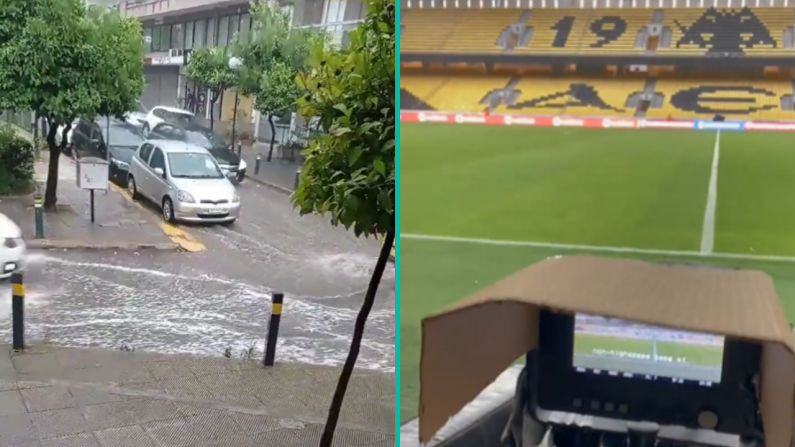 Ireland v Greece Could Be In Doubt As Torrential Rain Drenches Athens Pitch