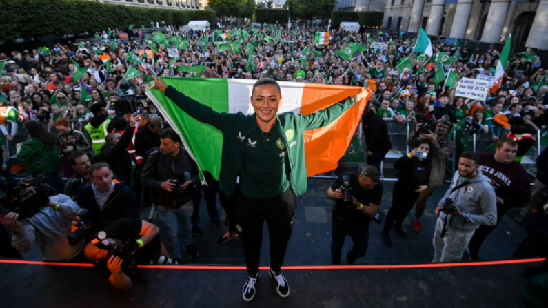 In Pictures: Thousands Turn Out For Ireland World Cup Homecoming