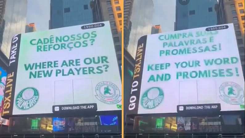 Watch: Brazilian Soccer Fans Rent Times Square Billboard For Ultimate Act Of Shithousery