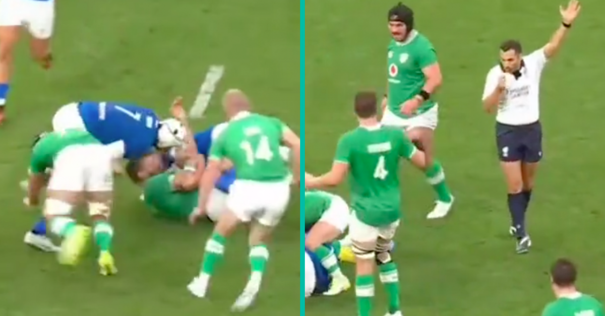 Fans Argue Over The Legality Of Clever Ireland Tactic Used Against Italy | Balls.ie