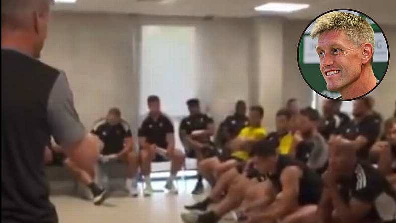 Incredible Footage Of Ronan O'Gara La Rochelle Team Talk In Cork French Surfaces