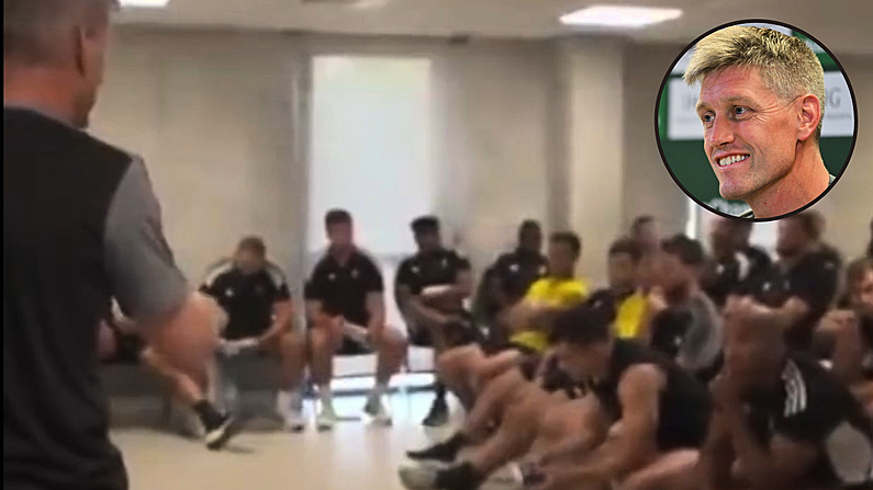 Incredible Footage Of Ronan O'Gara La Rochelle Team Talk In Cork French Surfaces