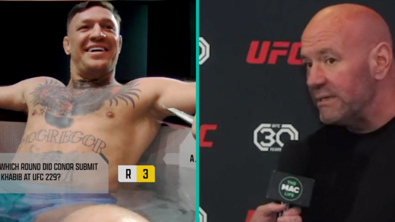 A Livid Dana White Goes Off After Conor McGregor's Ultimate Fighter Ice Challenge