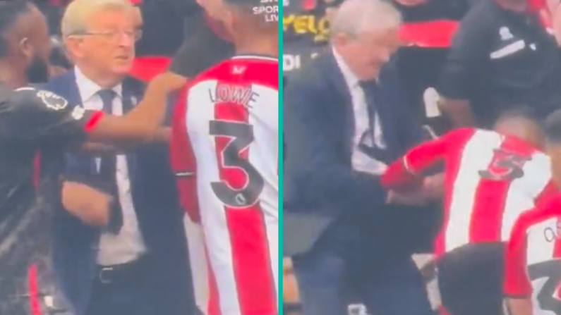 Roy Hodgson Gets Into Touchline Scuffle With Player 50 Years His Junior