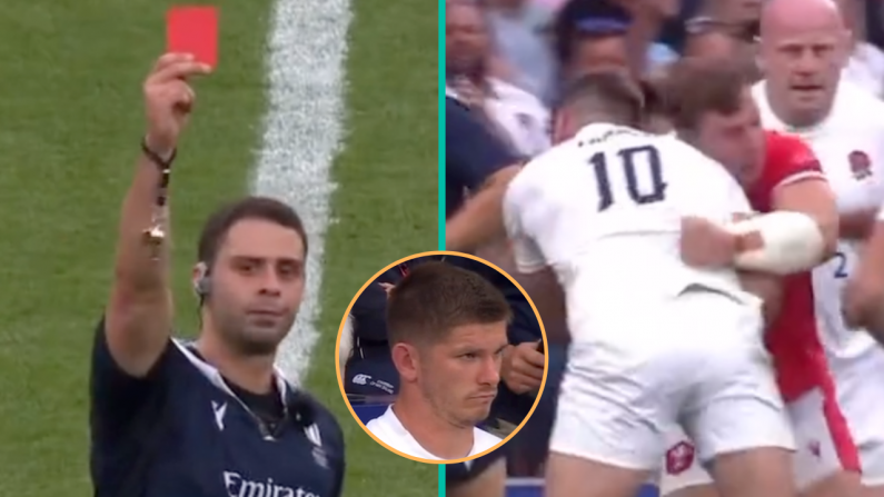 Owen Farrell's World Cup In Jeopardy After Reckless Red Card