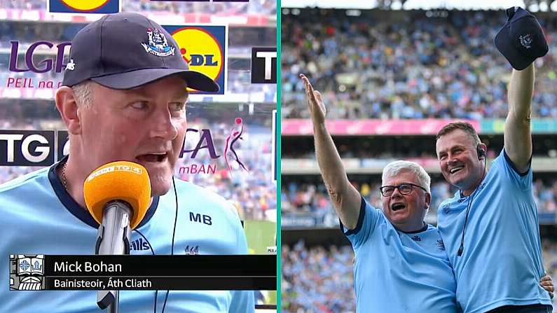 Bohan Calls Dublin Win 'The Greatest Achievement Of Our Coaching Lives'