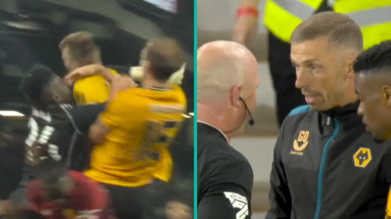 Disbelief At VAR As Wolves Denied Late Penalty After Onana Takes Out Striker