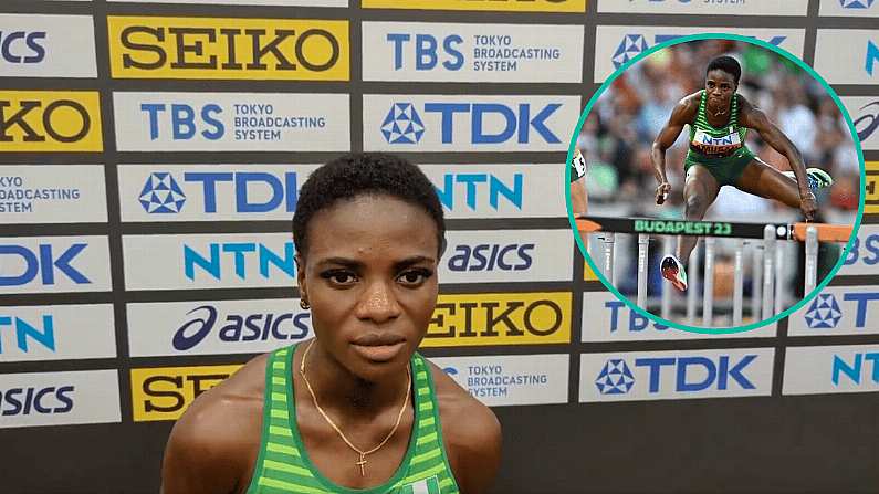 Nigerian Superstar Not Happy With Question From Irish Journalist At World Championships