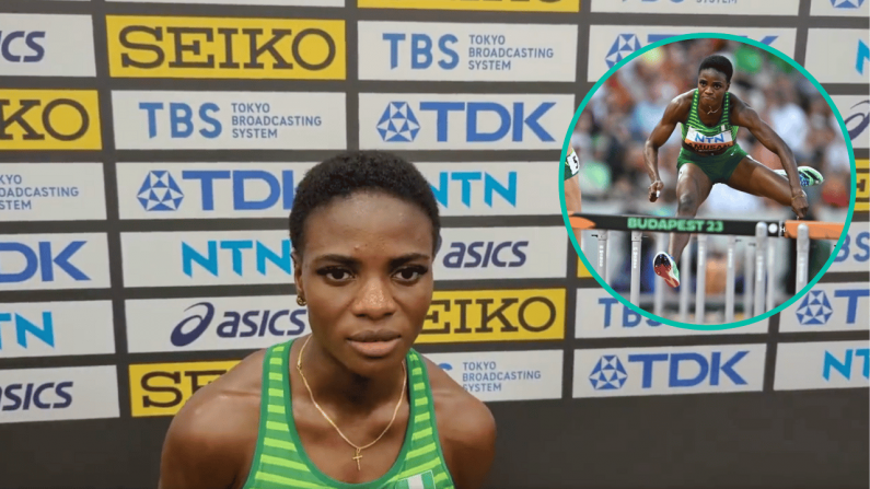 Nigerian Superstar Not Happy With Question From Irish Journalist At World Championships