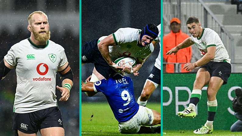 ireland samoa rugby world cup 2023 irish rugby jack crowley ryan baird jeremy loughman