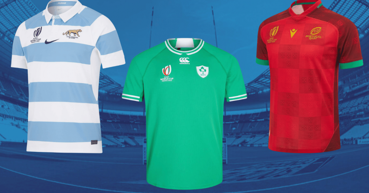 Best Rugby World Cup jerseys: Top five 2023 kits