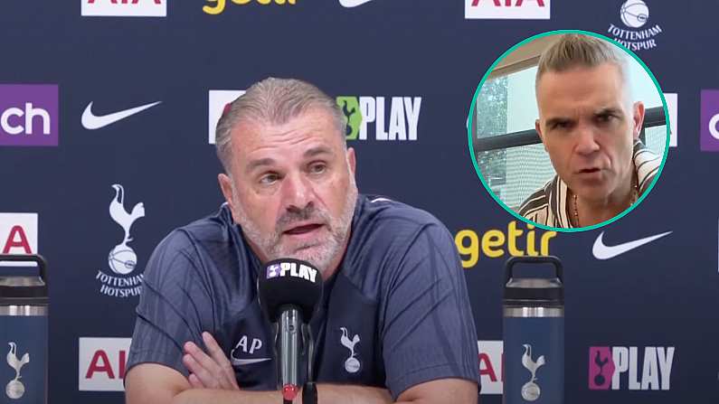 Ange Postecoglou Taken Aback By Reporter's Robbie Williams Question At Press Conference