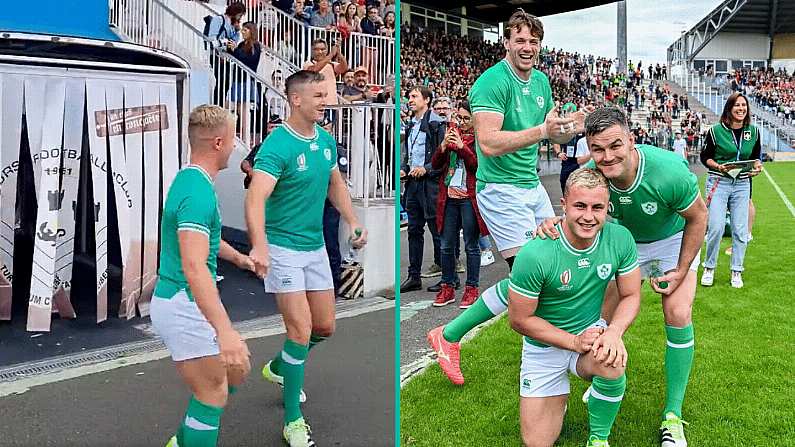 Johnny Sexton Did Craig Casey Dirty With Entrance At Ireland Open Training Session