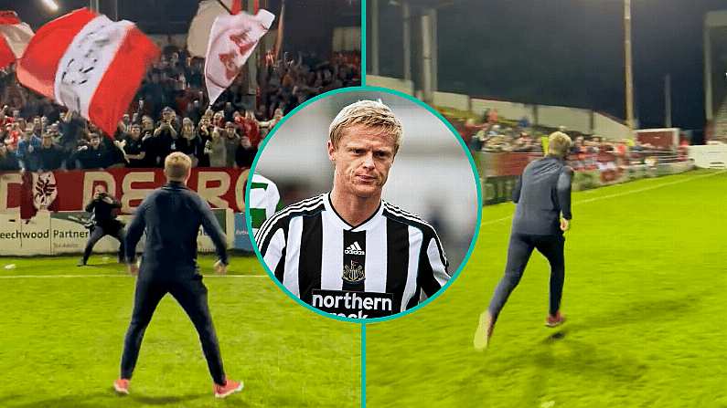 Newcastle Fans Had An Interesting Reaction To Damien Duff Celebration Video