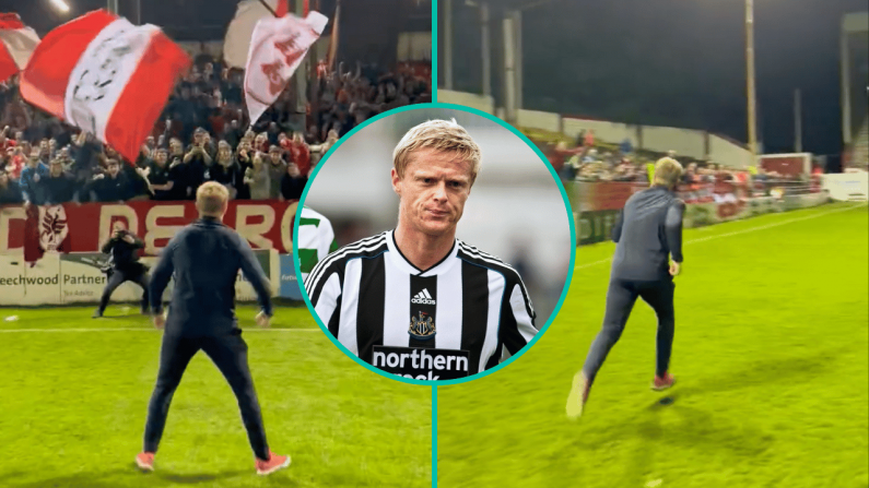 Newcastle Fans Had An Interesting Reaction To Damien Duff Celebration Video