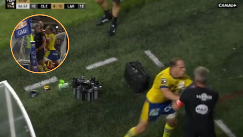 Ronan O'Gara Shoved Twice On Sideline By Argentine Outhalf In Top 14