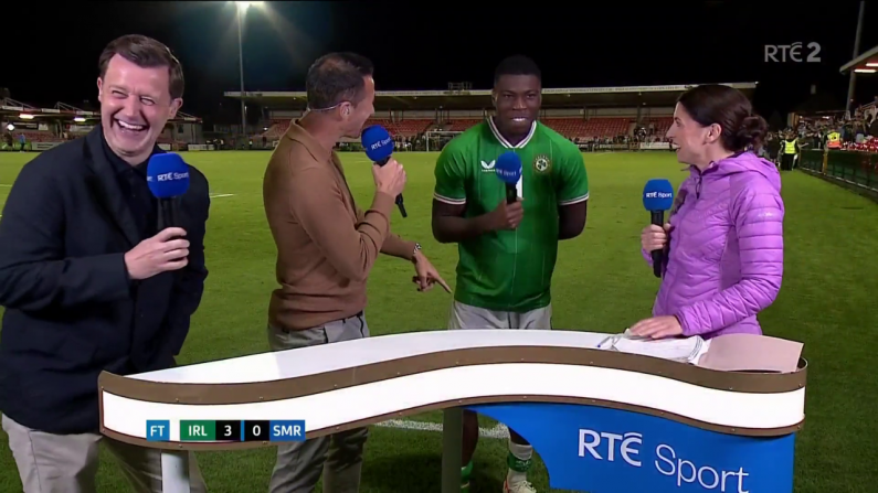 Sinclair Armstrong Brings Smiles To Faces With RTÉ Interview After Ireland Win