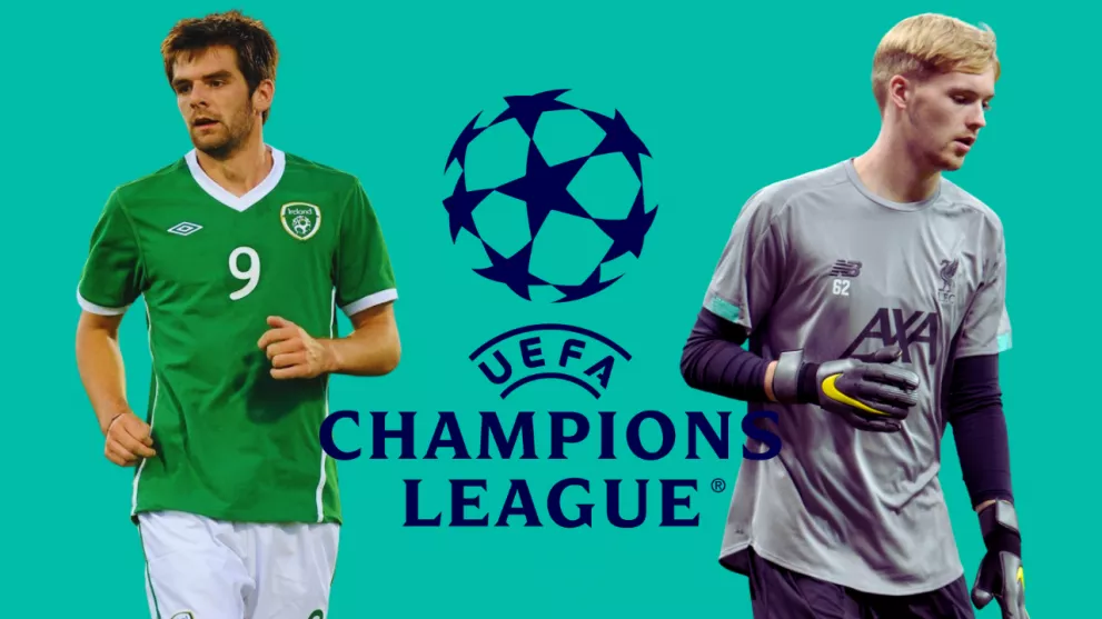 Champions League Irish players Caoimhin Kelleher Cillian Sheridan