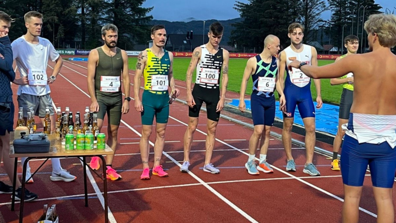 Jakob Ingebrigtsen Claims Beer Mile Glory At His Own Stag Party
