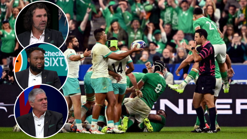 Ex-South Africa Head Coach 'Absolutely Livid' With Referee After Ireland Win