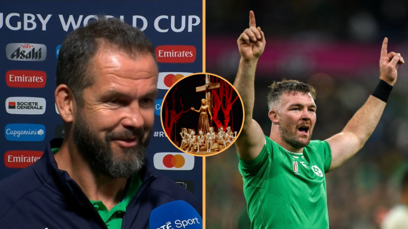 Andy Farrell In Awe At Spinetingling Zombie Rendition In Paris