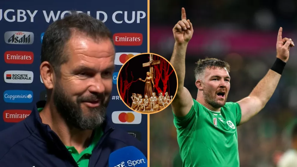 Andy Farrell in awe of Irish fans rendition of Zombie