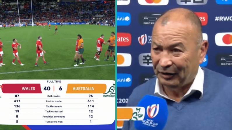 Even Eddie Jones Couldn't Avoid Fronting Up After Australia Were Hammered By Wales