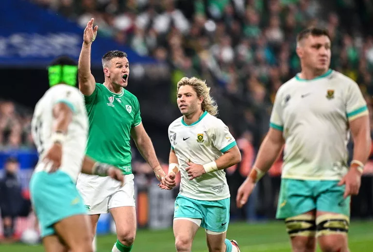 johnny sexton clever captaincy ireland vs south africa rugby world cup