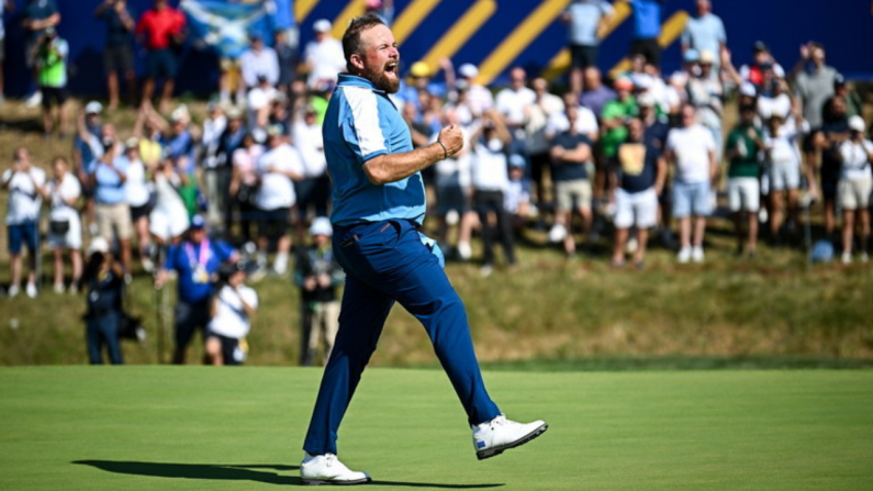 'Fiery' Shane Lowry Delighted To Win Point For Europe In Ryder Cup