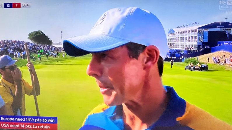 Rory McIlroy Broke Down In Tears During Incredibly Emotional Ryder Cup Interview