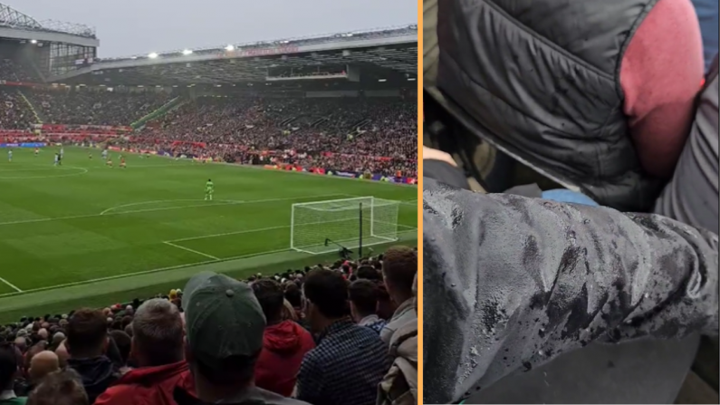 Manchester United Fans Fume Over Shambolic Old Trafford Roof Leak