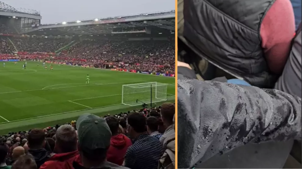 Manchester United roof leak