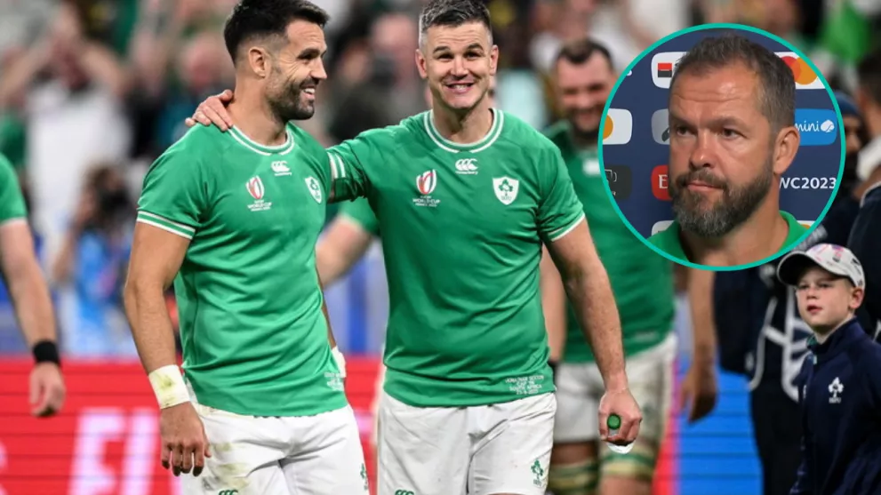 Johnny Sexton - Andy Farrell - Ireland Rugby - 2023 Rugby World Cup