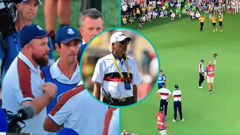 US Vice-Captain Reveals Shane Lowry's Furious Reaction To Rory McIlroy Caddie Incident