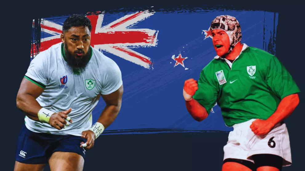 Ireland New Zealand players