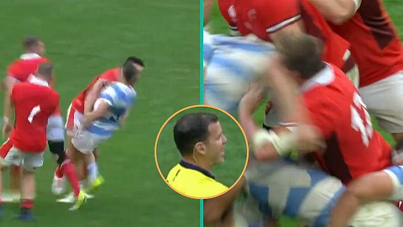 Substitute Ref Criticised For Two Questionable Decisions In Wales Vs Argentina